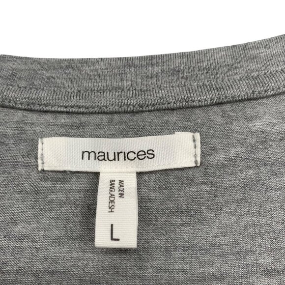 Novelty Tshirt "I DON'T WINTER WELL" NWT L Gray Casual Chic Loungewear Comfy - Picture 5 of 12